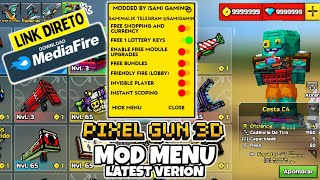 Atualizou! Pixel Gun 3D Mod Menu Gameplay | Pixel Gun 3D 2023®