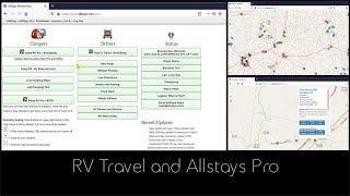 RV Travel and Allstays Pro