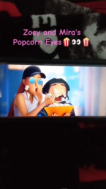 Zoey and Mira's Popcorn Eyes 🍿👀🍿 #kpopdemonhuntersedit - YouTube