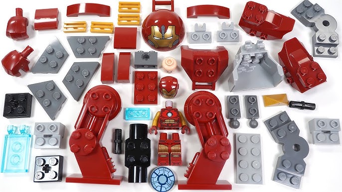  LEGO Marvel Iron Man Mech Armor 76203 Building Kit; Collectible  Mech and Minifigure for Iron Man Fans Aged 7+ (130 Pieces) : Toys & Games