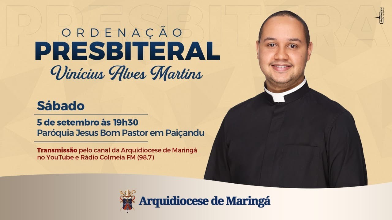 Ordenação presbiteral de Vinícius Alves Martins