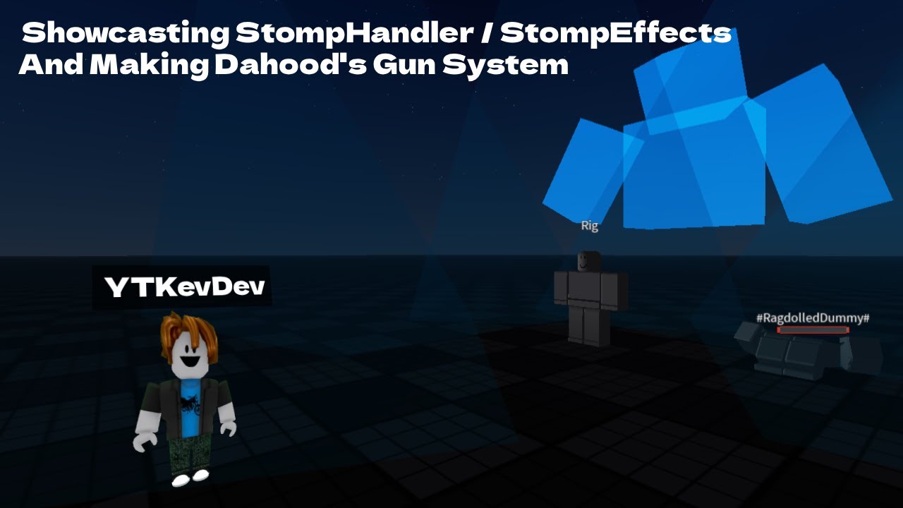 Showcasting Stomp Handler And Stomp Effects/ and Making Da hood's Gun ...