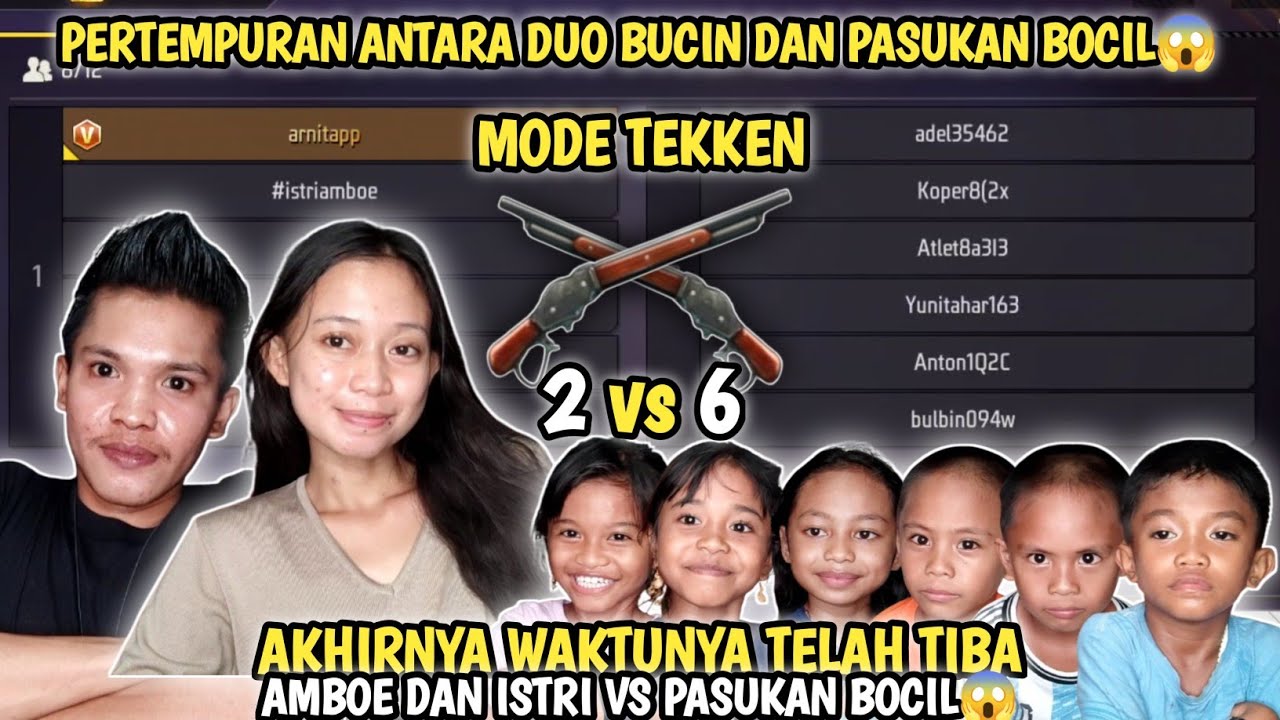 PART 2 !! AMBOE DAN ISTRI BERSATU MELAWAN PASUKAN BOCIL MODE TEKKEN😱