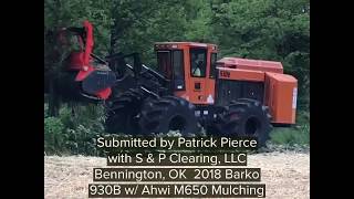 New 2018 Barko 930B w/ Ahwi M650  Mulching Head
