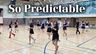 So Predictable Line Dance| Intermediate | Friday Class Demo