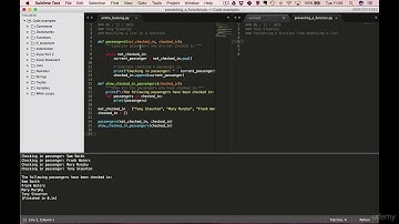 13. Preventing a function from modifying a list