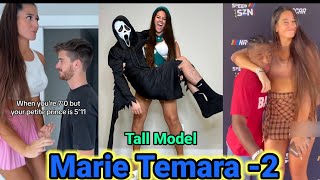 Tall Model Marie Temara ( Part -2) | Tall Woman Short Man | Tall Amazon & Social Media Influencer