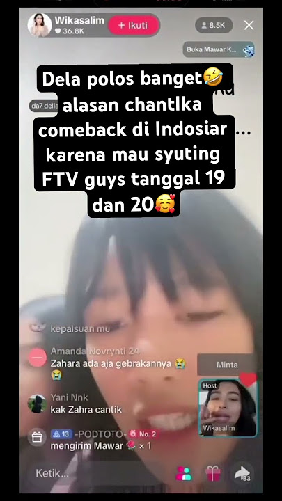 Download lagu Live chantIka comeback di indosiar karena mau syuting tanggal 19 dan 20 #da7 #indosiar #dellada7