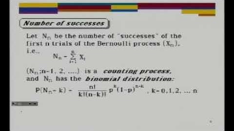 Stochastic Process Modeling, Lecture #1 (Bernoulli & Poisson Processes 1)