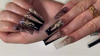 New Years Nails Freestyle