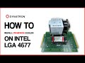Install Cooler on Intel LGA 4677