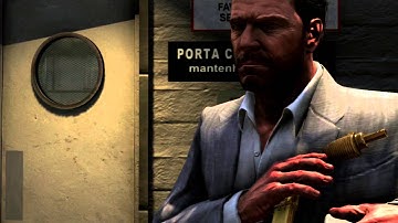 Max Payne 3 - glitched Pause-menu effects (Chapter 2)