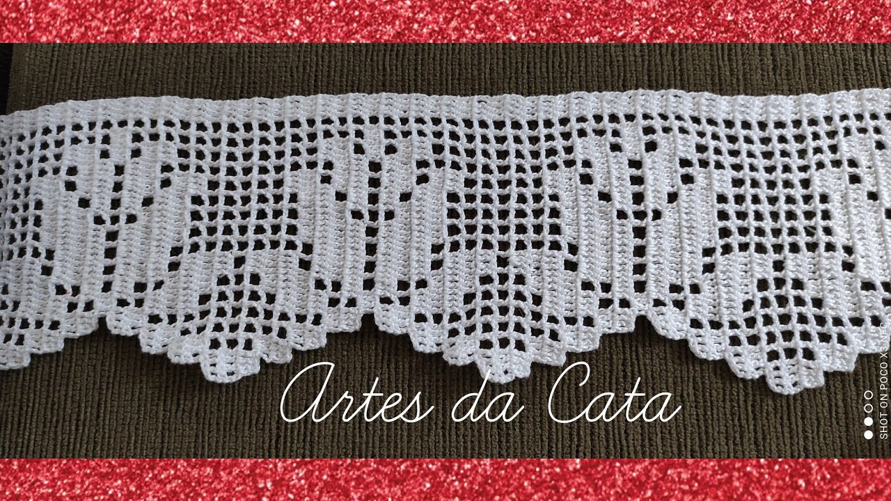 Bico em crochê - 323