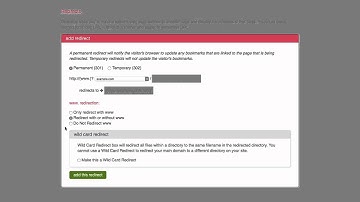 How to redirect a domain name in your Justhost control panel.