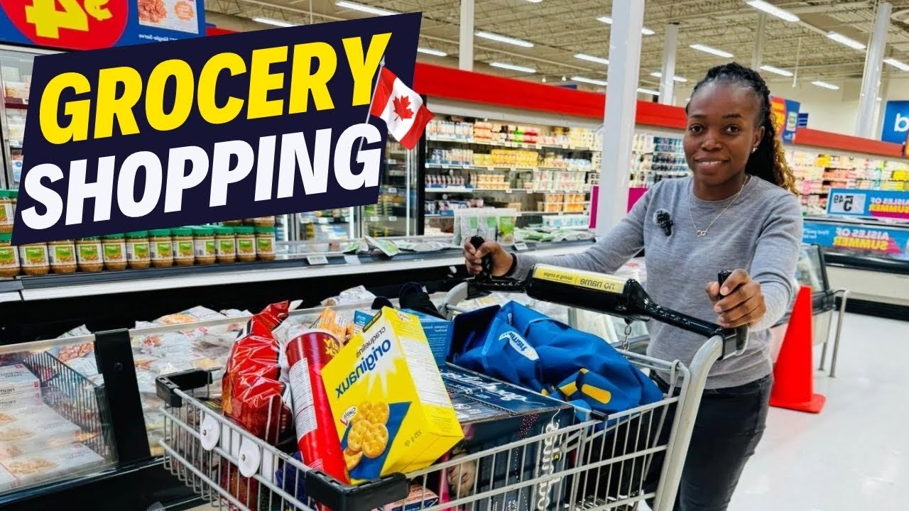 How much do we spend on Grocery in Canada? Grocery shopping haul