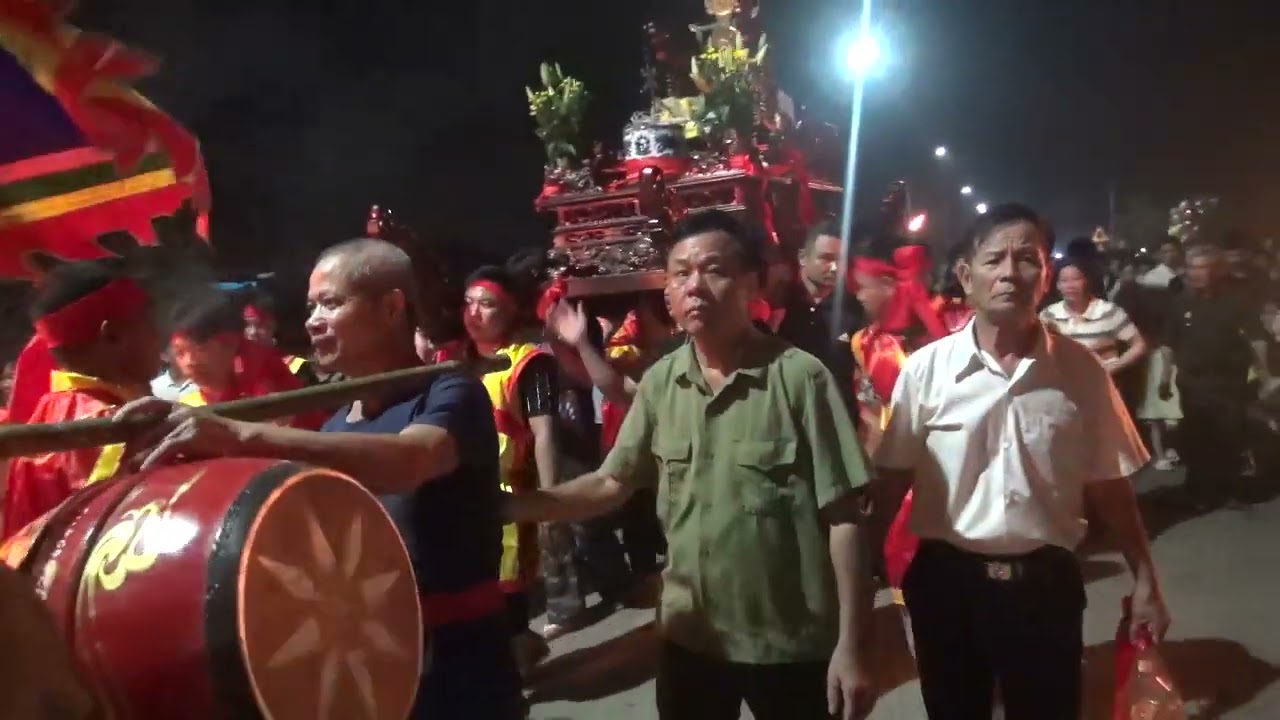 Toàn cảnh rước thánh về .lễ hội đình làng tường phiêu tích giang 2026