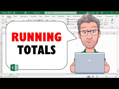 How to Calculate Running Totals in Excel