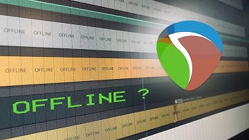 Why does it say OFFLINE on items in REAPER ?