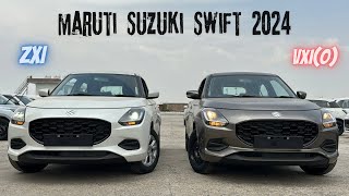 New Maruti Suzuki Swift 2024 🔥 ZXi vs VXi (O) | Detailed Comparison | Rs 73000 Price Difference