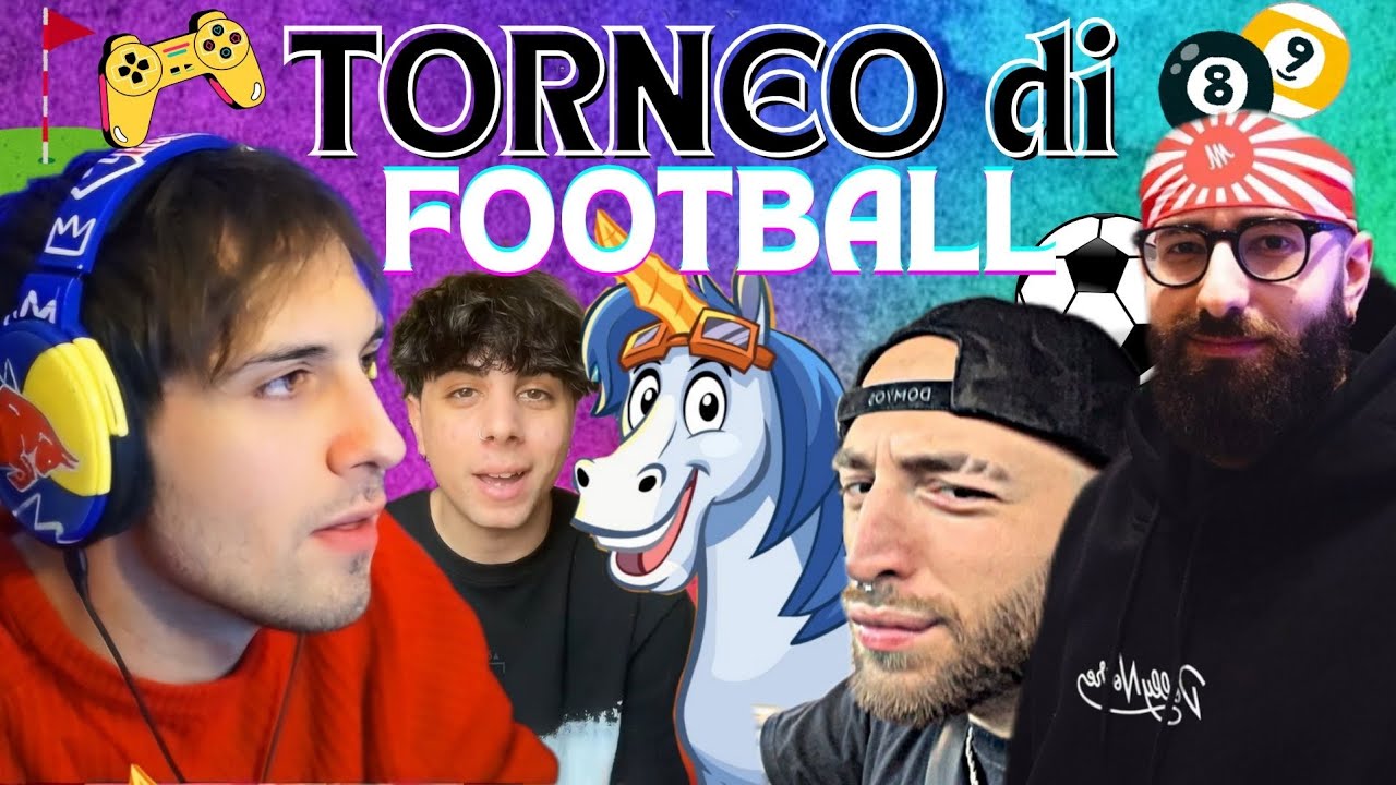 IL 1° TORNEO FOOTBALLISTICO DI SEMPRE👑⚽️🎱⛳️ w/ Blur,Marza,Pesh,Manuuxo