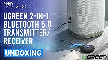 Ugreen Bluetooth 5.0 Transmitter/Receiver Unboxing & Setup - TAGALOG