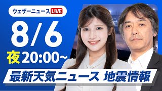 ウェザーニュースの配信のサムネイル画像