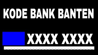 Kode BANK BANTEN 2024