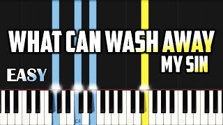 What Can Wash Away My Sin | EASY PIANO TUTORIAL BY Extreme Midi