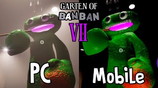 Garten of Banban 7 - MOBILE vs PC Ending Epic Scene Comparison