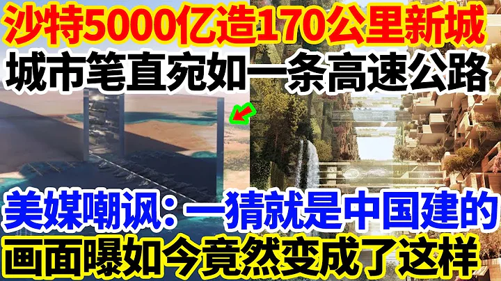 沙特5000亿造170公里新城，城市笔直宛如一条高速公路，美媒直言：难看，一猜就是中国建的！画面曝光啪啪打脸，如今竟然变成了这样！ - 天天要闻