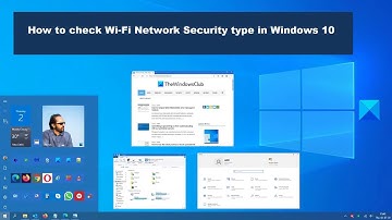 How to check WiFi Network Security type in Windows 11