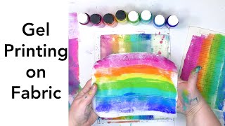 Gel Printing Fabric