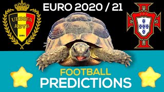 UEFA Euro 2020 ⚽ Football Prediction 2021 🐢 Belgium vs Portugal
