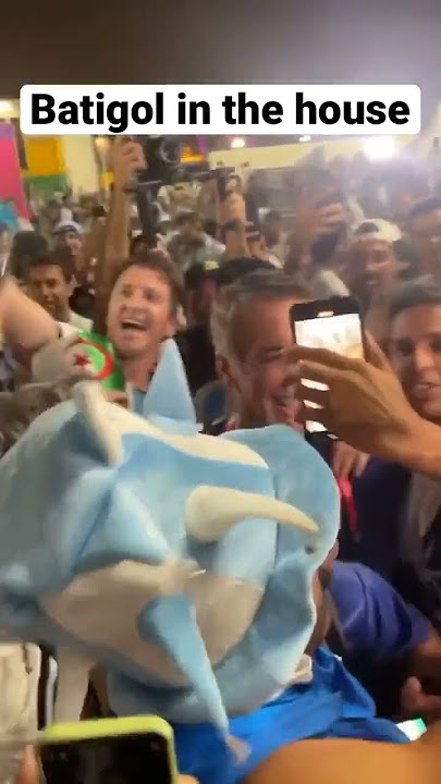 Batigol in the house #batistuta #qatar2022