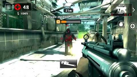 Dead trigger 2 gameplay, part 15: Toxic dispenser. SpG MoonHead