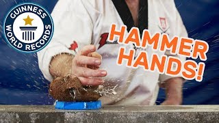 Hammer Hands smashes records - Guinness World Records Europe
