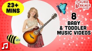 23+ Min: Baby and Toddler Music Videos (Part 1) | By The Laurie Berkner Band | Umbrella & More!