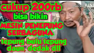 Mesin Tepung Multifungsi (MtM) Mesin Abu Batu