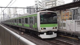 JR東日本 E231系500番台(11両) 東トウ505 外回り 上野・東京方面行 1073G 鶯谷到着