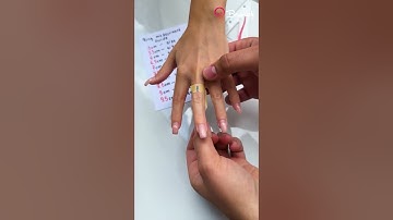 Measuring ring size has never been easier 💍 #measuring #ring #size