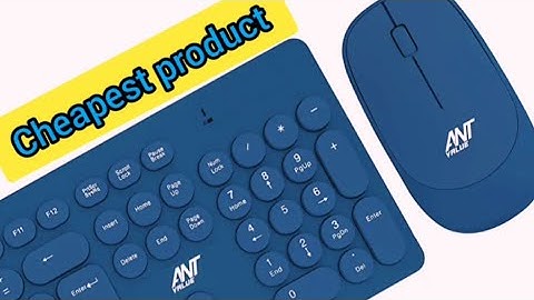 Unboxing Ant value wireless keyboard and mouse Full review