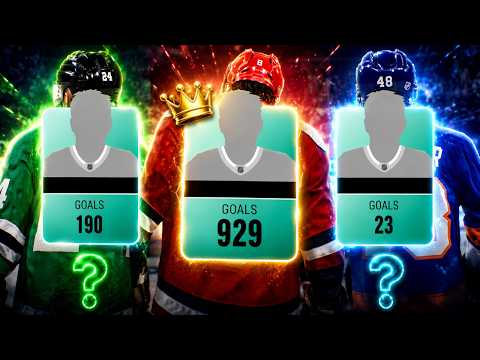 Build An NHL Team By Taking MOST Career Goals!