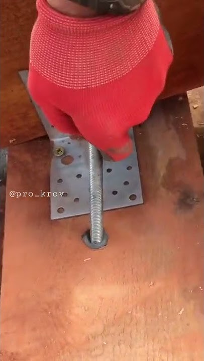 Крепление мауэрлата при помощи хим анкера HILTI (Mauerlat fastening ...