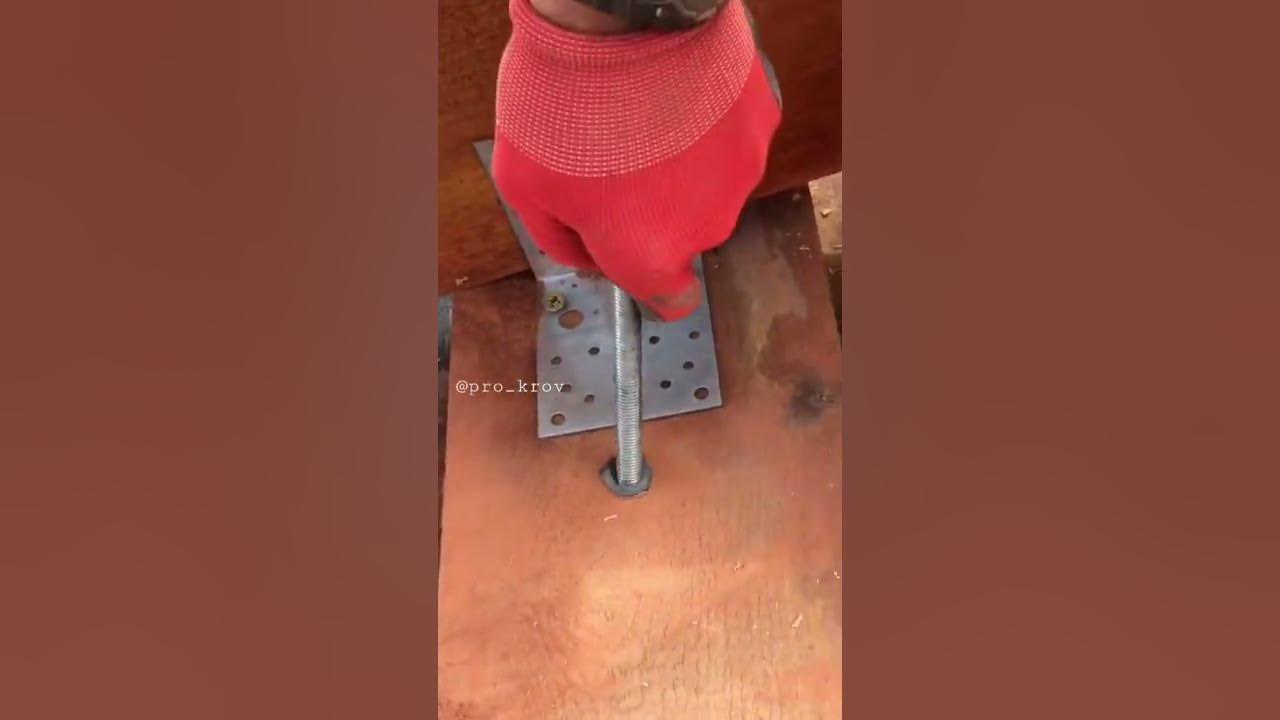 Крепление мауэрлата при помощи хим анкера HILTI (Mauerlat fastening ...