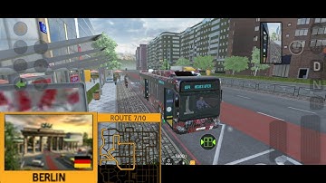 GAMEPLAY || Bus Simulator 2023 || Berlin/route 7