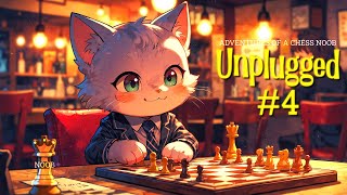Noob vs Noob UNPLUGGED #4 | Casual chess + jazz  | GLORIOUS checkmate in final second! 😌♟️🎵 screenshot 2