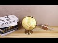 Exerz 20cm Antique Globe Metal Arc and Base Bronzed - All direction 360°