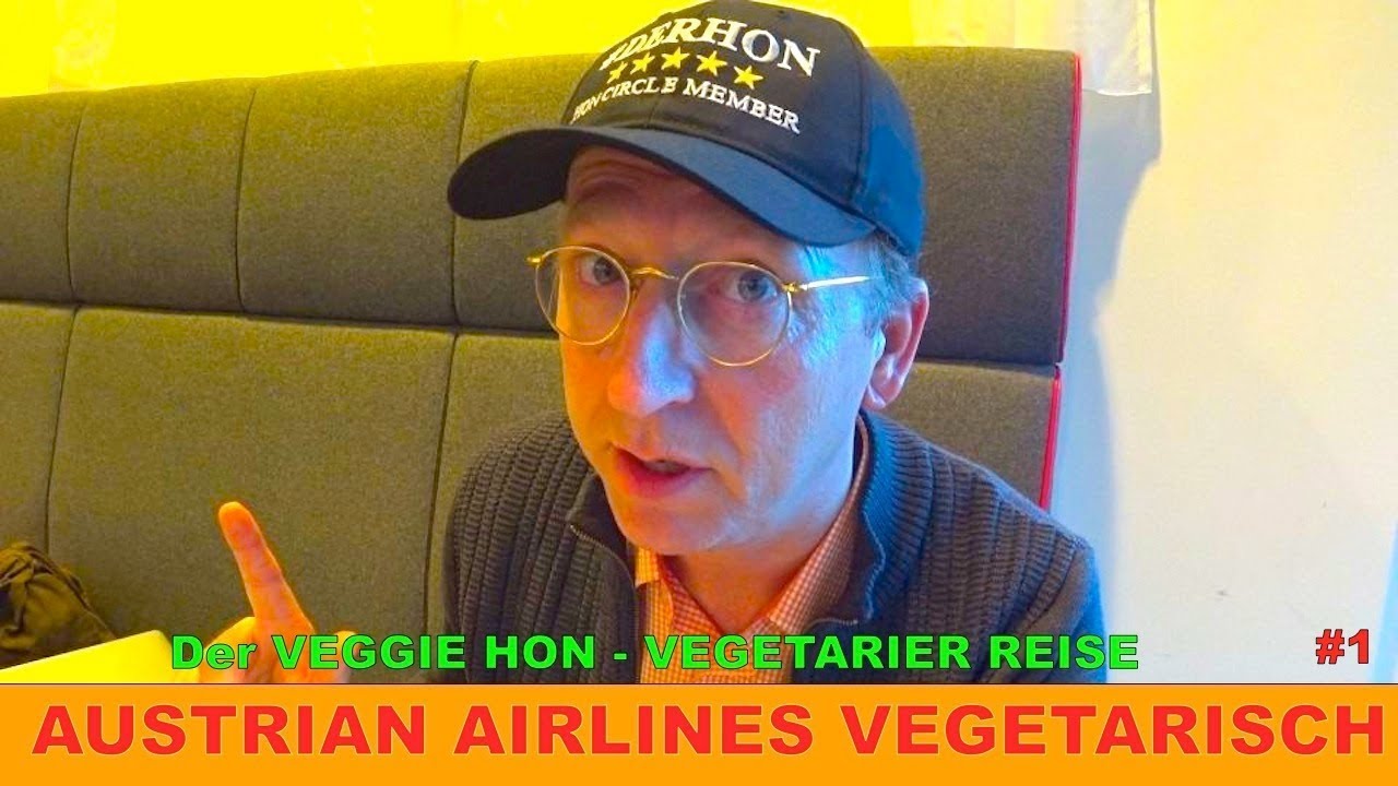 Austrian Airlines Business Class & Lounge #1 Vegetarisch | Der HON PrivateJet