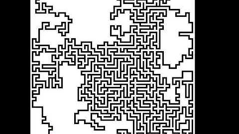 Maze generator [first depth search algorithm]