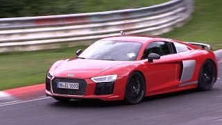 2016 Audi R8 V10 Plus Testing on the Nurburgring!